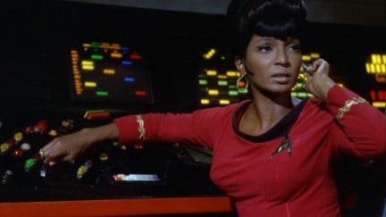 Lt. Uhura in Star Trek original series.