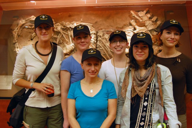 Six cavers of Rising Star Expedition_L+R_Hannah Morris, Marina Elliott, Becca Peixotto, Elen Feuerriegel, Alia Gurtov and Lindsay Eaves. Credit_Wits University