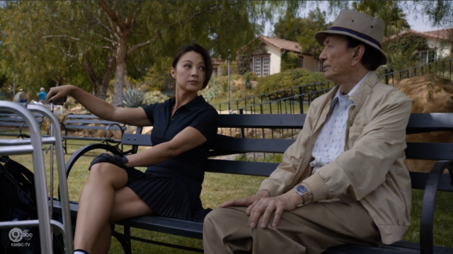 She's rockin' the golf apparel, though, not gonna lie.