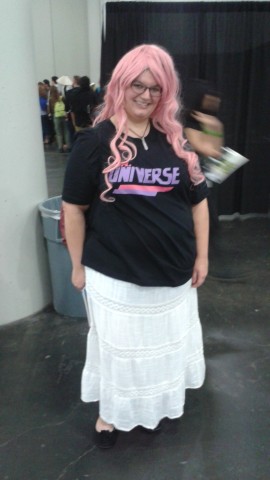 Rose Quartz cosplay! NYCC 2015