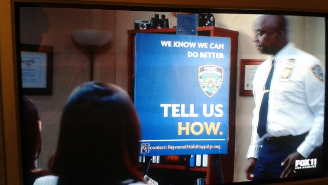 Brooklyn Nine-Nine "tell us how" poster