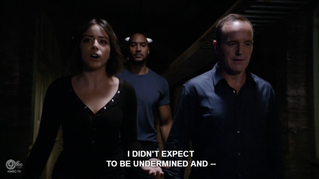 "And stop reading my diary while you're at it, SHIELDad!"