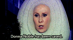 Catherine Tate as Donna Noble in Doctor Who.