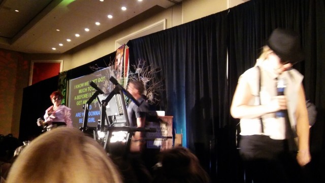 Fan rocks out to Are You Gonna Be My Girl