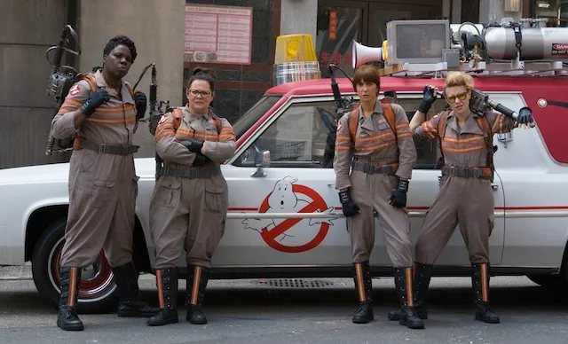 The Ghostbusters from 2016.