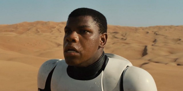 John Boyega in Star Wars: The Force Awakens