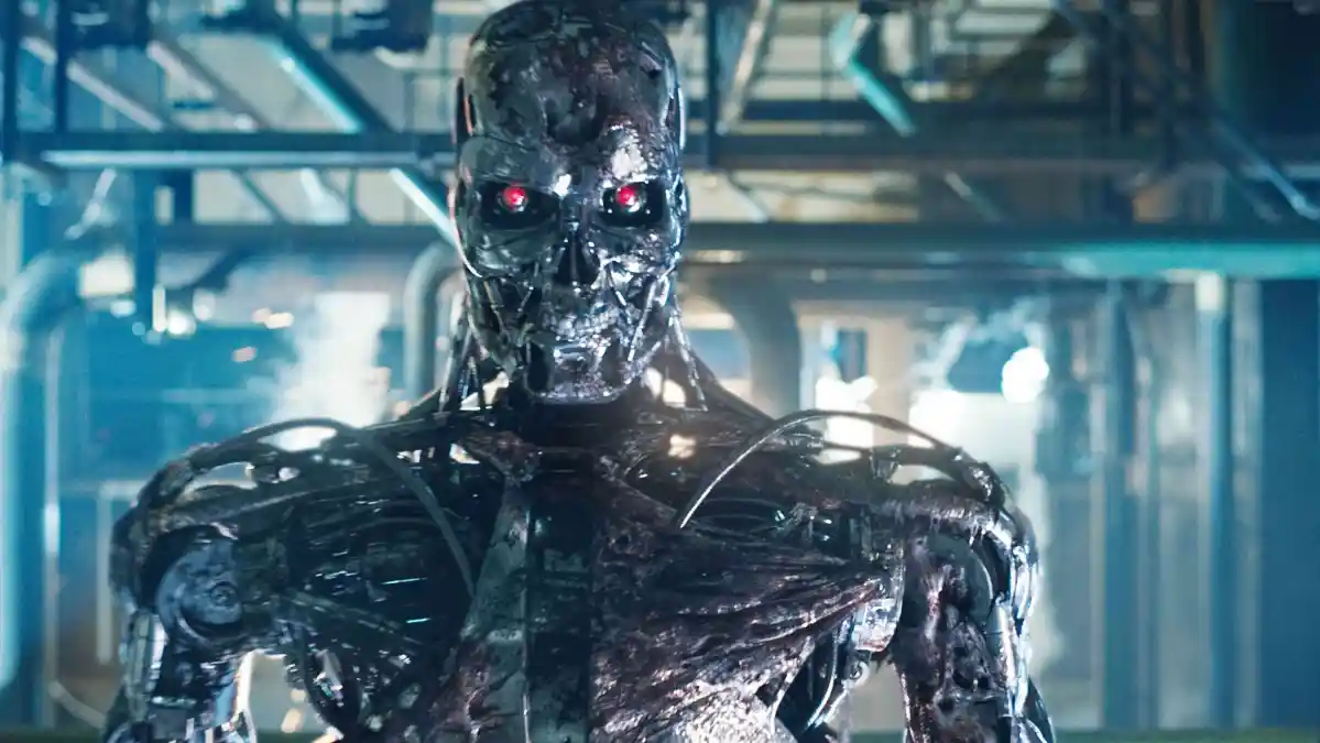 The Terminator looks menacing
