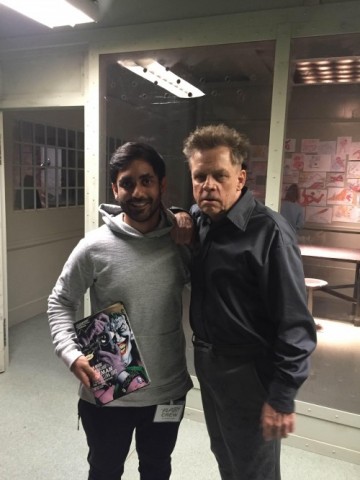 Mark Hamill on The Flash set