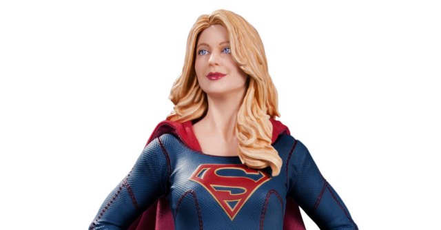 Supergirl statue melissa benoist
