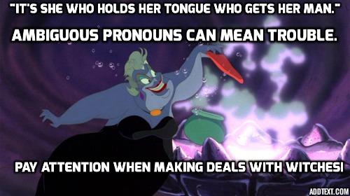 Pronouns can screw you.