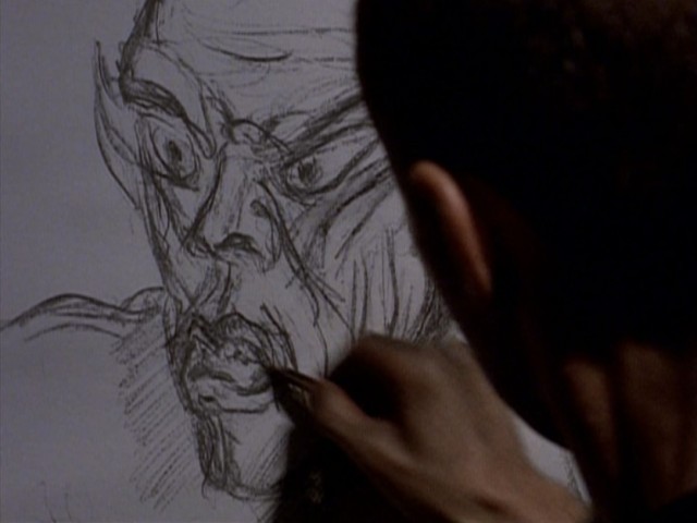 Creepy gargoyle thing