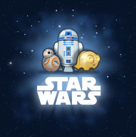 Waze Art_C-3PO,R2D2 and BB-8