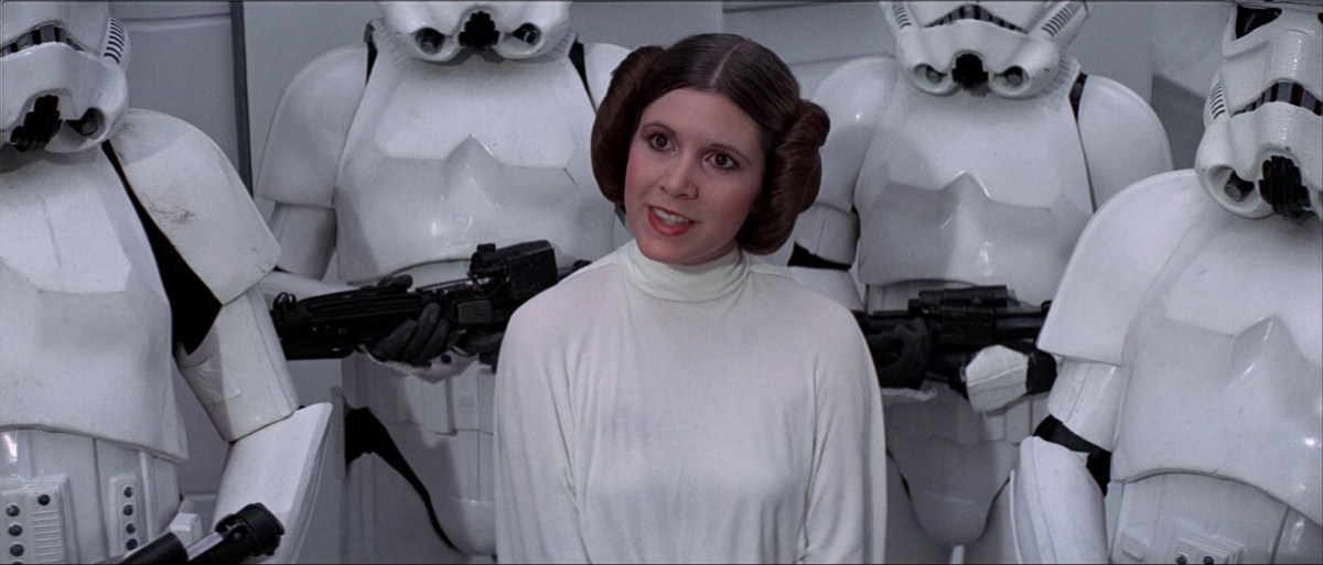 princess leia annoyed in star wars