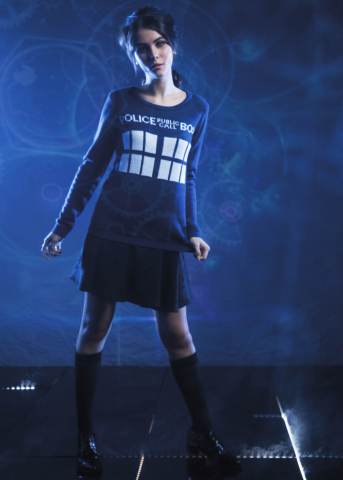Doctor Who TARDIS Knit