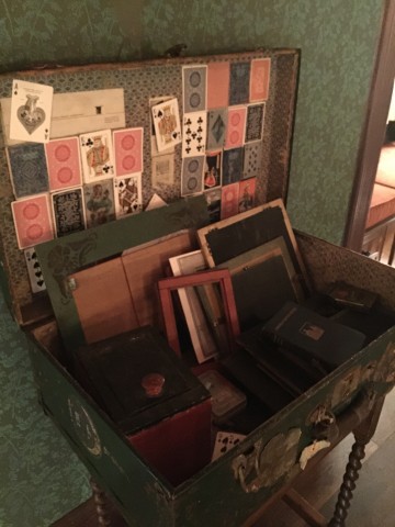 According to series showrunner Sera Gamble, this chest is a real magician's chest from the early 1900s or so.