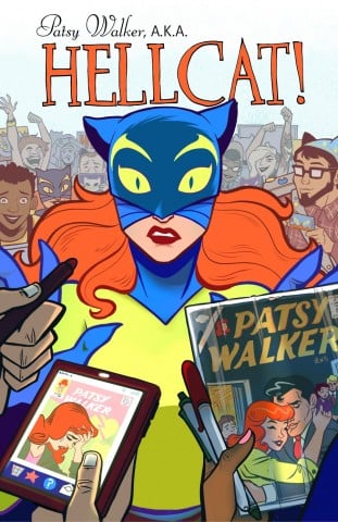Hellcat #1, written by Kate Leth, art by Brittney L Williams, colours by Megan Wilson, letters by VC’s Joe Sabino & Clayton Cowles, cover by Megan Wilson