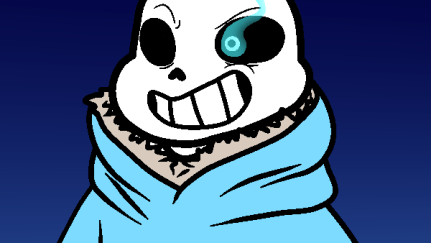 In Undertale, Sans, a skeleton, is made entirely of funnybones.