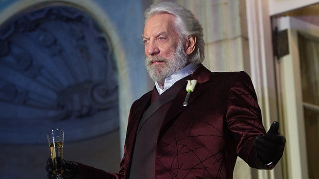 The Hunger Games Catching Fire President Snow Donald Sutherland