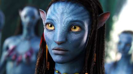 Zoe Saldana as Neytiri in 'Avatar'