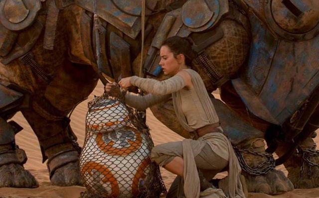 Rey and bb8