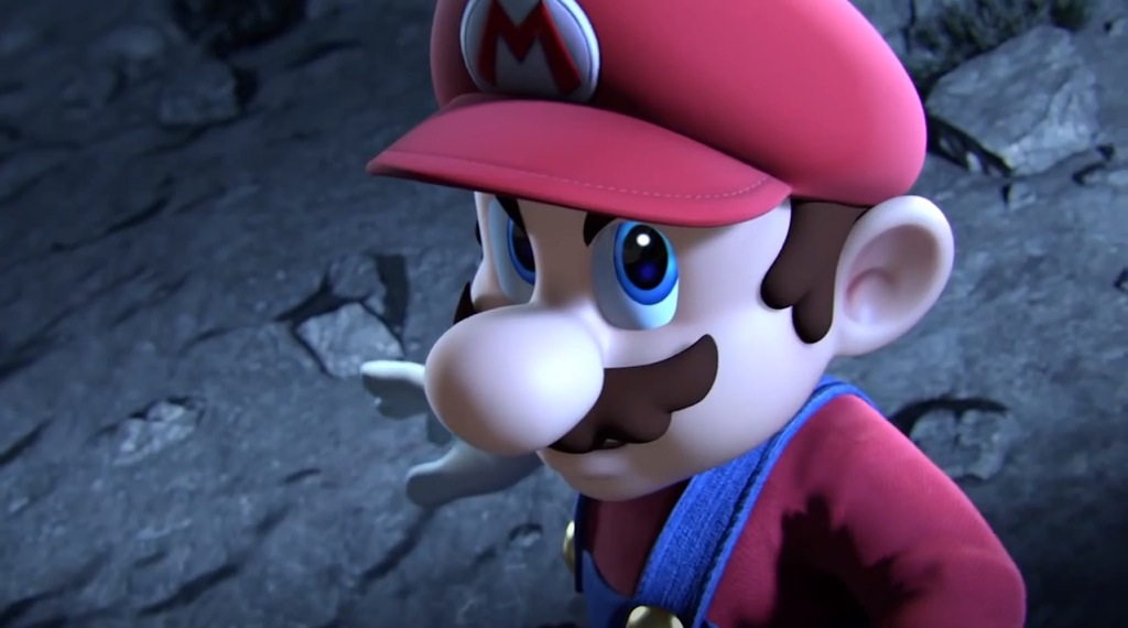 Mario in Smash Bros. video