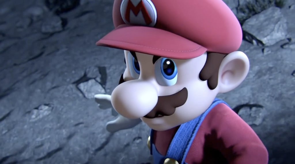 Mario in Smash Bros. video