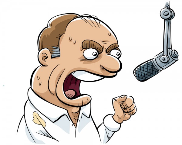 shutterstock angry radio host