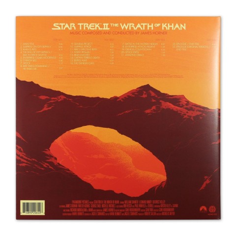 wrath of khan soundtrack back cover
