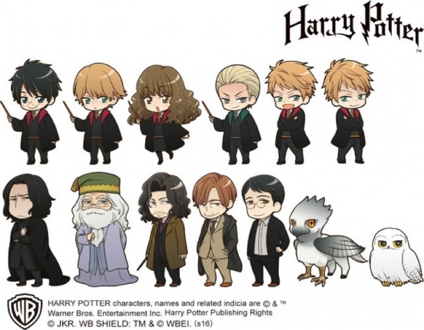 harry potter anime designs