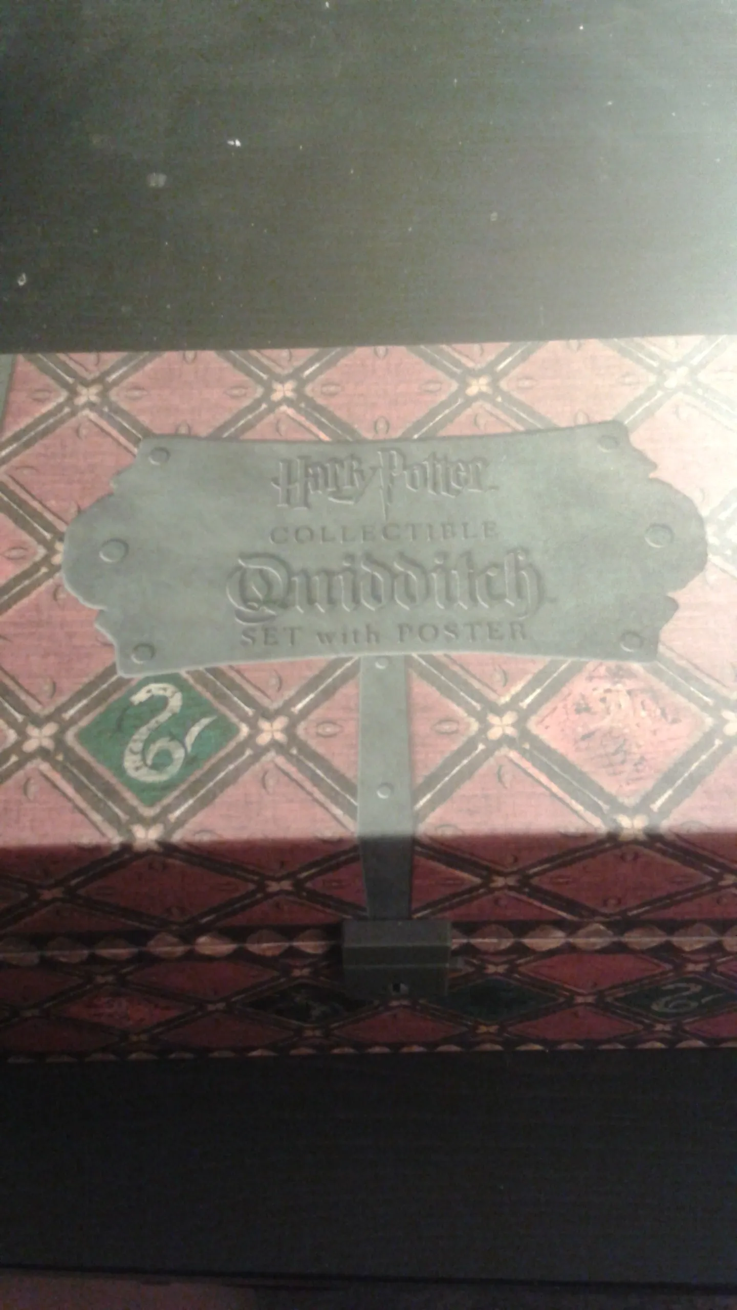 Harry Potter Collectible Quidditch Set Complete With Poster & Keys