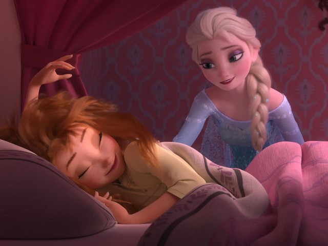 "Wake up! It's time for more Frozen!"