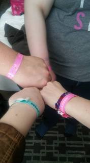 We are so committed to this fun that we're symbolically shackled to it. ;-)