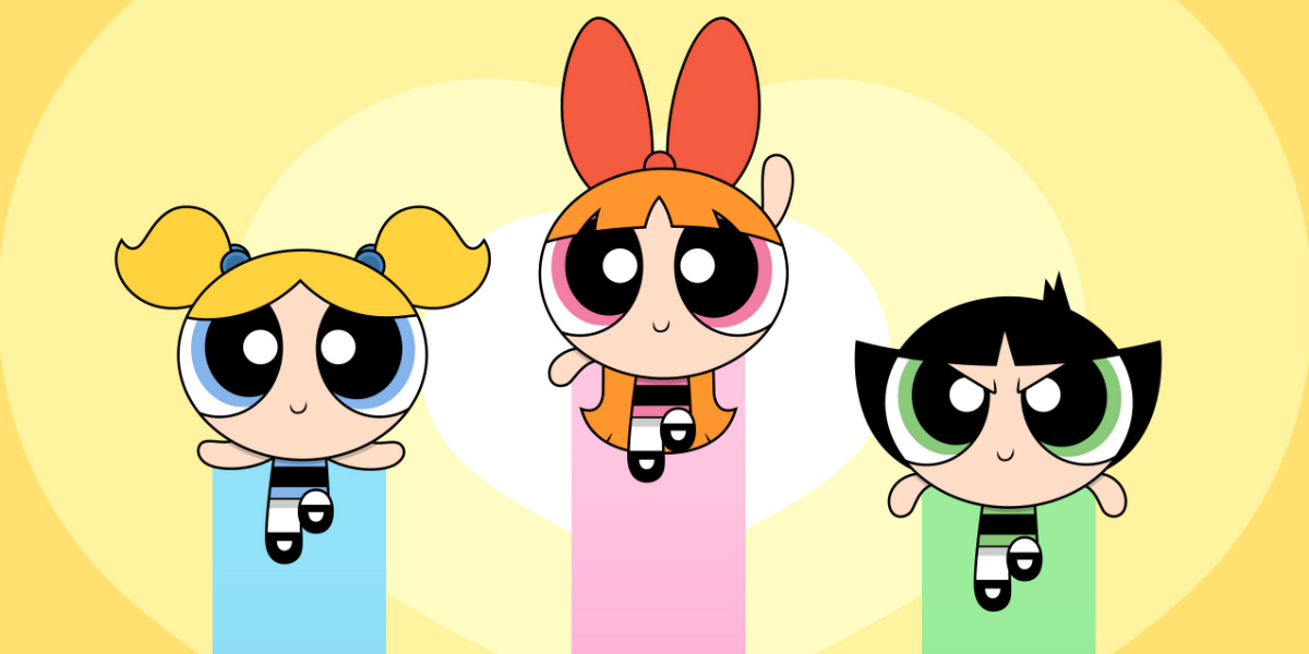 the powerpuff girls flying