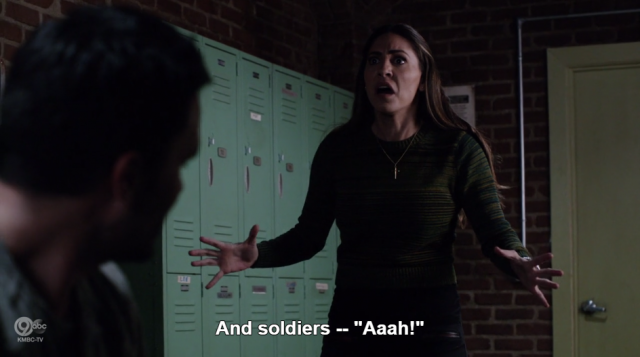 But first, a moment to appreciate how much fun Elena has being a superhero.