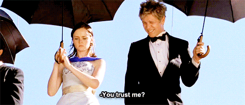 Logan asks Rory if she trusts him.