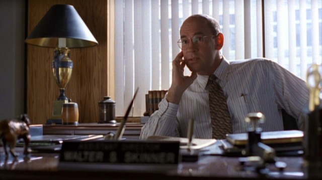 A rare shot of Walter not headdesking