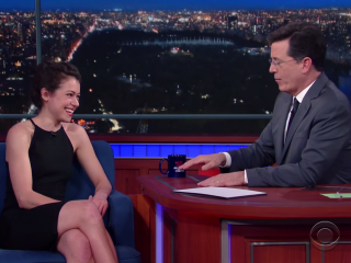 tatiana maslany and stephen colbert