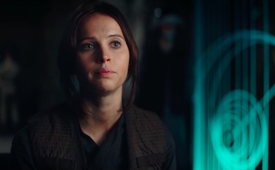 Felicity Jones in Rogue One: A Star Wars Story