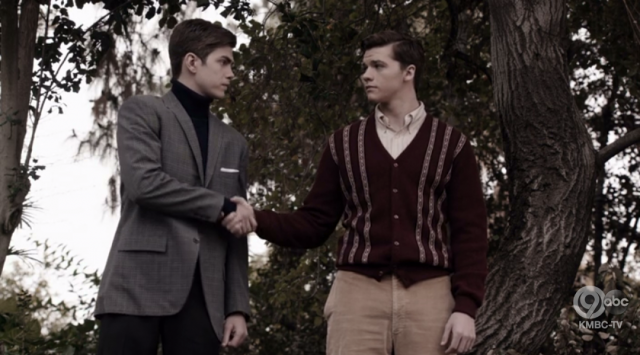 agents of shield two dudes shake hands