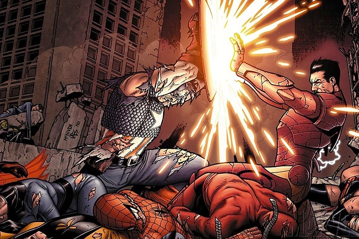 Captain America vs. Iron Man