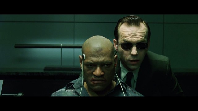 Smith interrogates Morpheus.