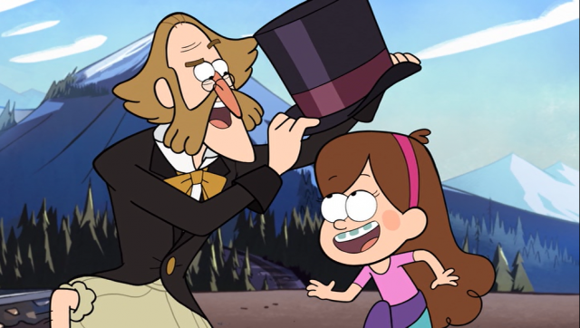 trembley and Mabel and a top hat
