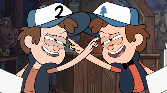 Dipper on Gravity Falls