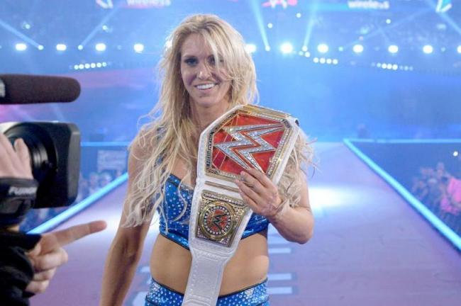 Charlotte with the new Women's title