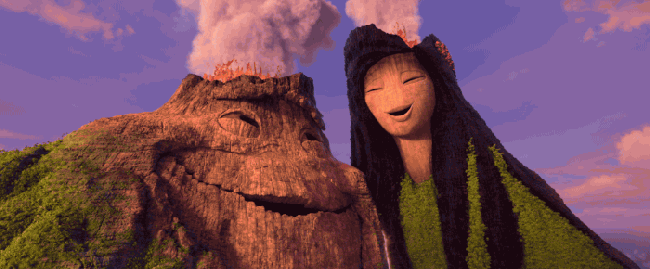 Volcano by Pixar. Men in Pixar can be any shape, womenalmost always have to be femme.