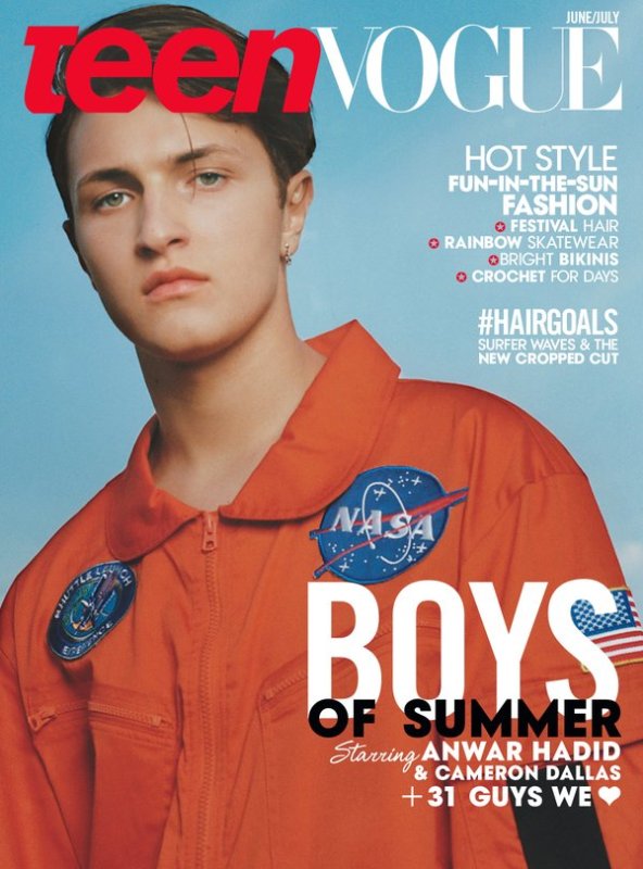 Anwar Hadid NASA Teen Vogue