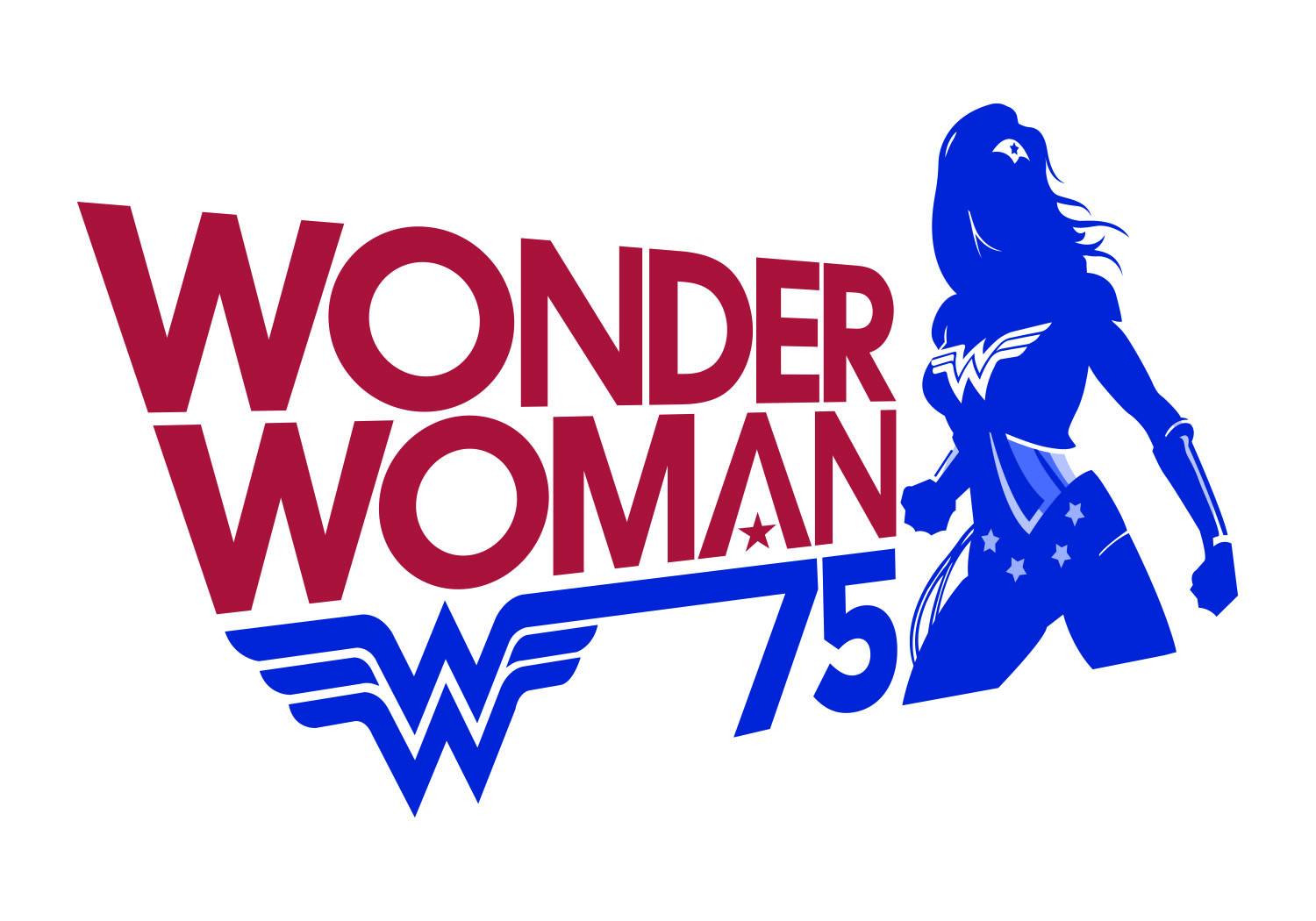 DC Nation Shorts Wonder-Woman-75-logo