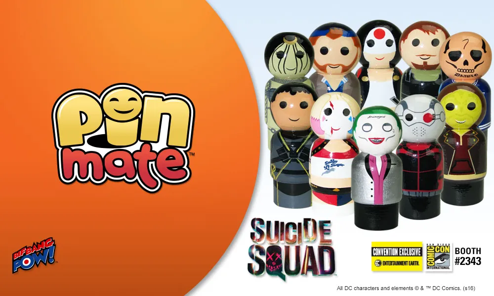 Suicide Squad visages Pin Set San Diego comic-con 2016 étain 6-Pack Set Exclusive 