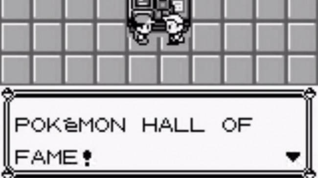 pokemon red blue hall of fame