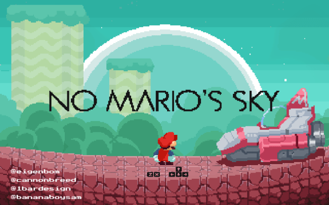 No Mario's Sky Mashes Up Super Mario Bros. and No Man's Sky